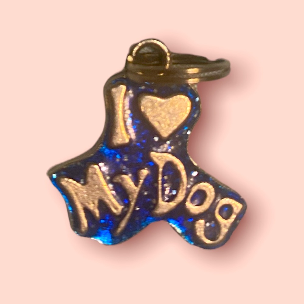 I love my dog charm